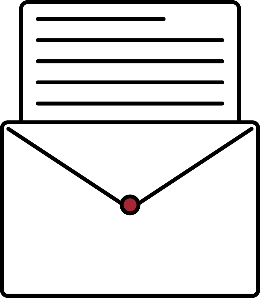 Cover letter icon